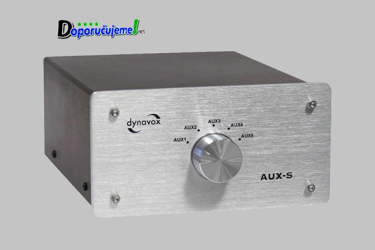 Prepinač Dynavox AUX-S PRO Silver